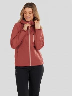 Fundango Piora Waterproof Jacket damen regenmantel rot 1