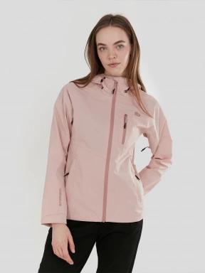 Fundango Piora Waterproof Jacket damen regenmantel rosa 1