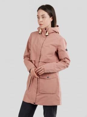 Fundango Zhuri Waterproof Jacket damen regenmantel rosa 1