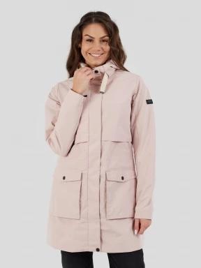 Fundango Zhuri Waterproof Jacket damen regenmantel rosa 1