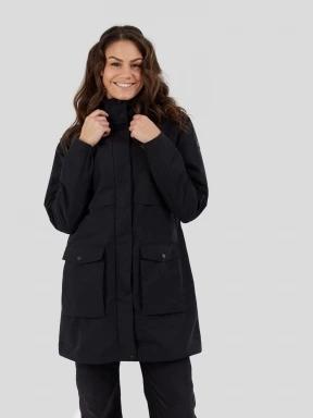Fundango Zhuri Waterproof Jacket damen regenmantel Schwarz 1