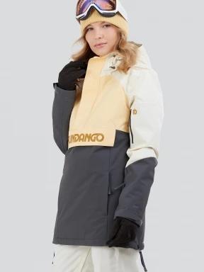 Fundango Birch ECO Logo Anorak damen skijacke gelb 1