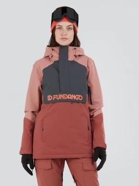 Fundango Birch ECO Logo Anorak damen skijacke rosa 1