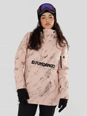 Fundango Birch ECO Logo Anorak damen anorak rosa 1