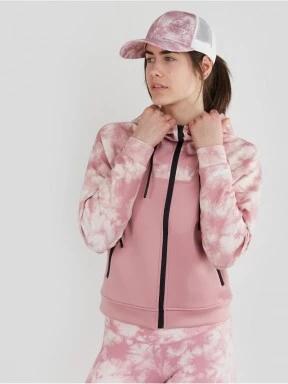 Fundango Draug Sweatshirt damen kapuzenpullover rosa 1