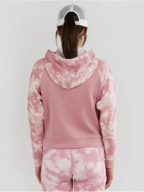 Fundango Draug Sweatshirt damen kapuzenpullover rosa 3