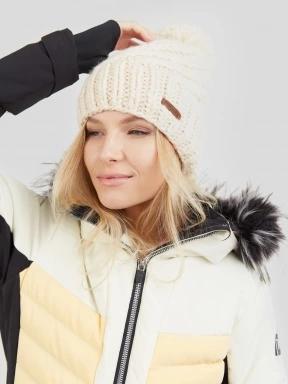 Fundango Glen Beanie damen bommelmütze sand 3