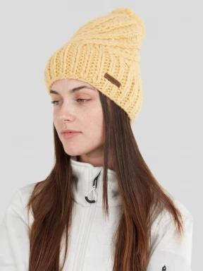 Fundango Glen Beanie damen bommelmütze gelb 3