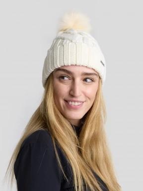 Fundango Renna II Beanie damen strickmütze weiß 1