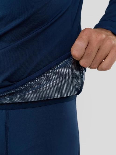Fundango Novak Baselayer Top herren funktionsshirt dunkelblau 8