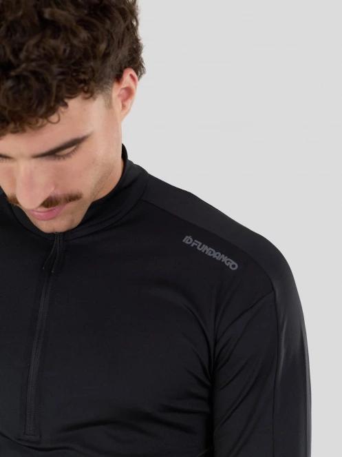Fundango Novak Baselayer Top herren funktionsshirt Schwarz 8