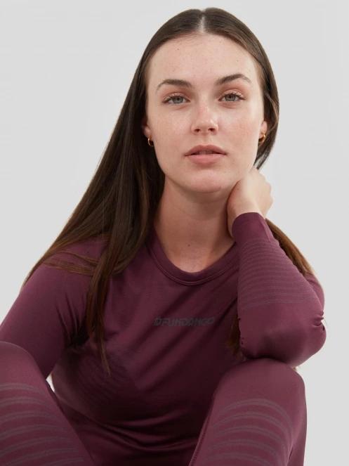 Fundango Seamless Baselayer Set damen baselayer-set lila 8