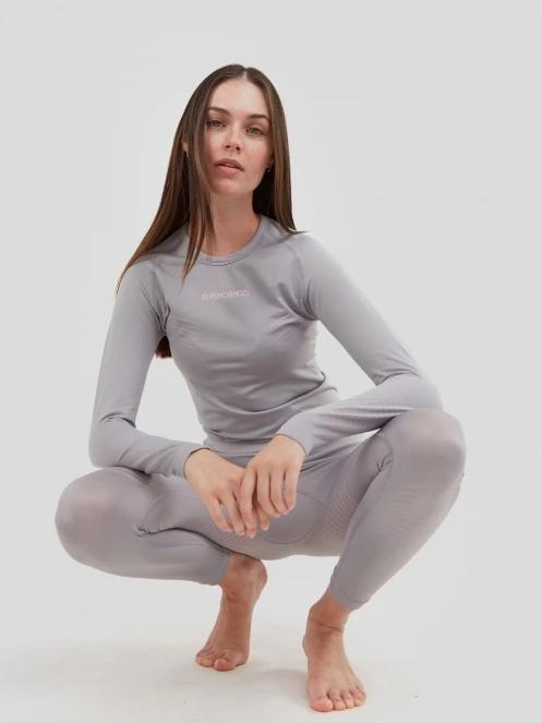 Fundango Seamless Baselayer Set damen baselayer-set grau 6