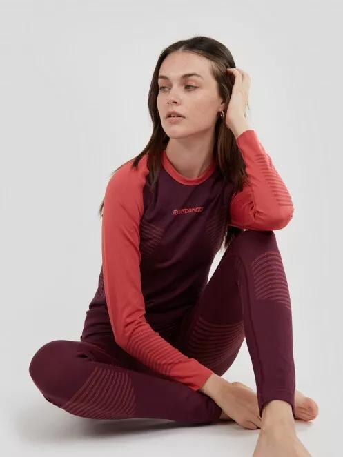 Fundango Seamless Baselayer Set damen baselayer-set magenta 4