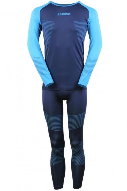 Fundango Seamless Baselayer Set herren baselayer-set blau 5