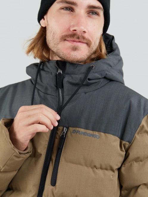 Fundango Passat Padded Jacket herren gesteppt übergangsjacke braun 5