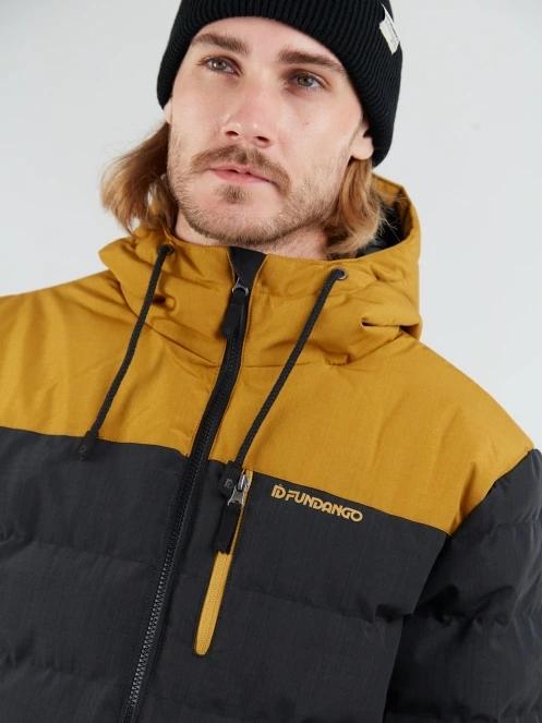Fundango Passat Padded Jacket herren übergangsjacke Schwarz 6