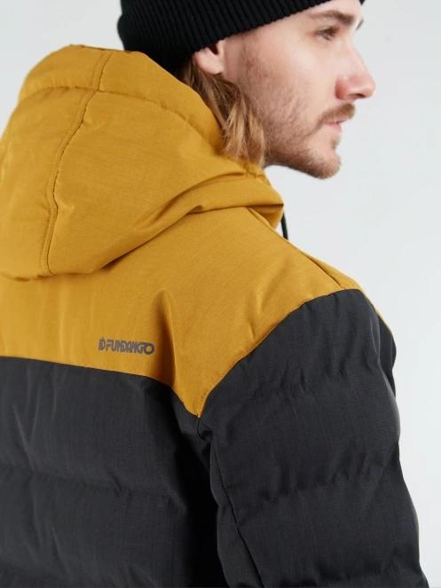 Fundango Passat Padded Jacket herren übergangsjacke Schwarz 7