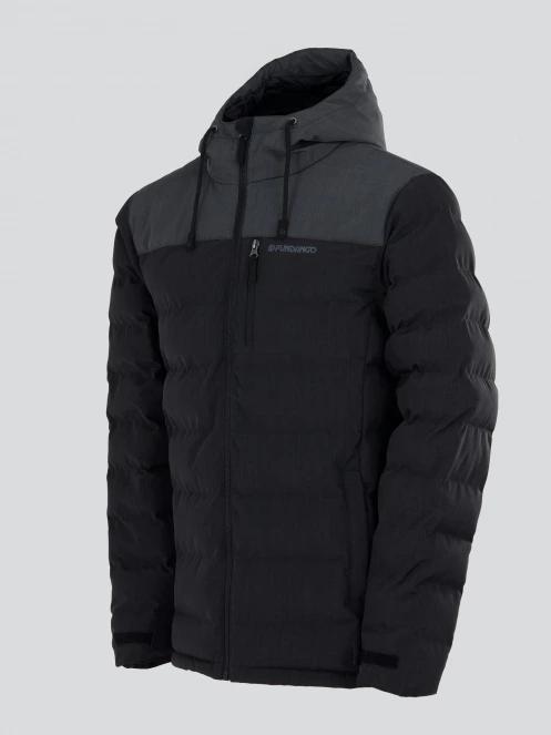Fundango Passat Padded Jacket herren gesteppt übergangsjacke Schwarz 9