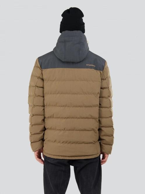 Fundango Passat Padded Jacket herren gesteppt übergangsjacke braun 3