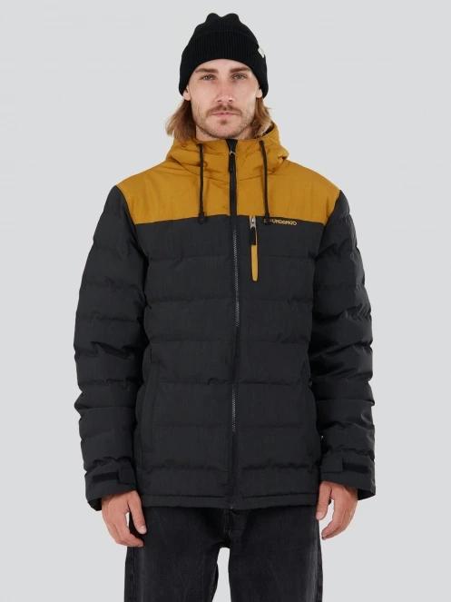 Fundango Passat Padded Jacket herren gesteppt übergangsjacke Schwarz 2