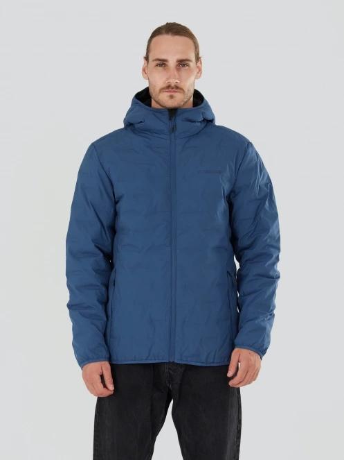 Fundango Smoke Hooded Jacket herren outdoorjacke blau 2