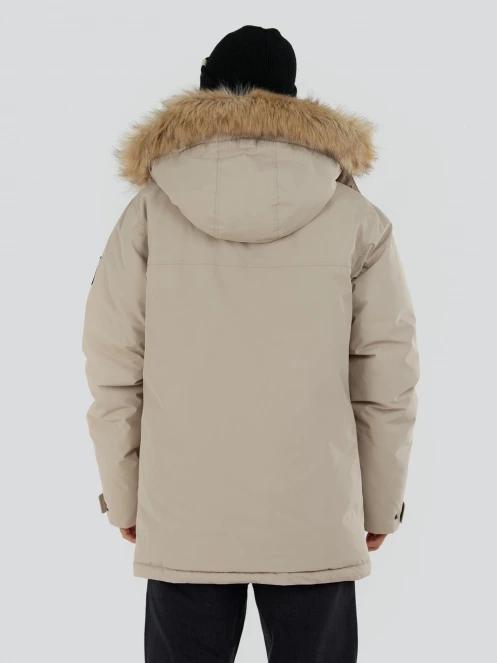 Fundango Spirit Parka Jacket herren wintermantel sand 3
