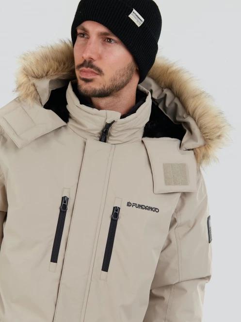 Fundango Spirit Parka Jacket herren wintermantel sand 6