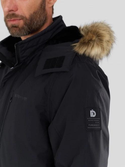 Fundango Spirit Parka Jacket herren wintermantel Schwarz 6