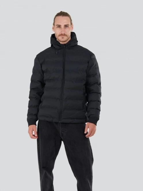 Fundango Patriot Padded Jacket herren gesteppt übergangsjacke Schwarz 2