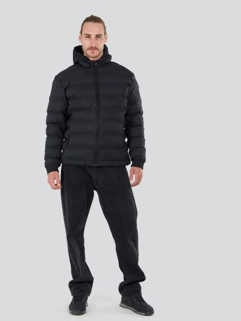 Fundango Patriot Padded Jacket herren gesteppt übergangsjacke Schwarz 4