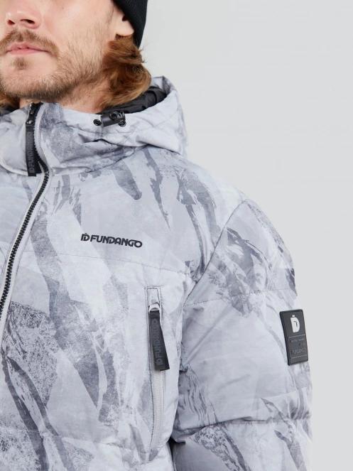 Fundango Ewan Puffer Jacket herren übergangsjacke grau 6