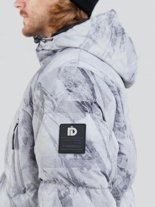 Fundango Ewan Puffer Jacket herren übergangsjacke grau 7