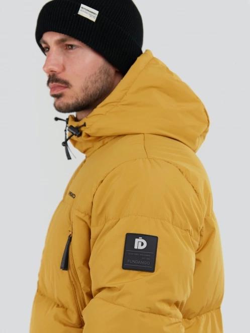 Fundango Ewan Puffer Jacket herren übergangsjacke gelb 6
