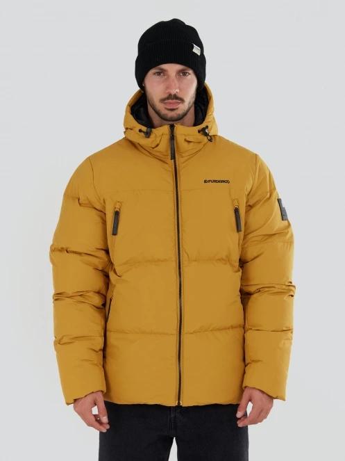 Fundango Ewan Puffer Jacket herren übergangsjacke gelb 2