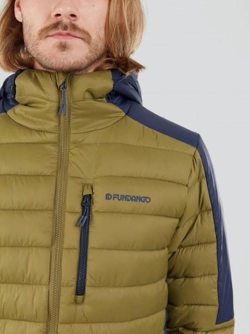 Fundango Matt Hooded Jacket herren gesteppt übergangsjacke grün 6