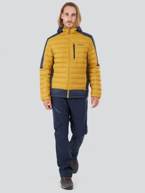 Fundango Matt Hooded Jacket herren gesteppt übergangsjacke gelb 4