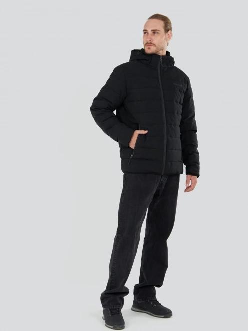 Fundango Hubble Padded Jacket herren gesteppt übergangsjacke Schwarz 4
