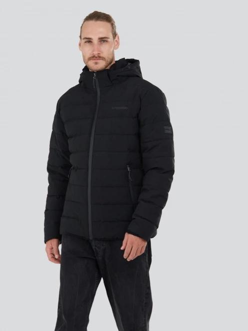 Fundango Hubble Padded Jacket herren gesteppt übergangsjacke Schwarz 5