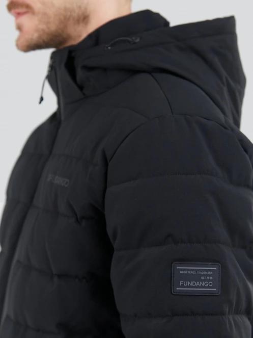 Fundango Hubble Padded Jacket herren gesteppt übergangsjacke Schwarz 7