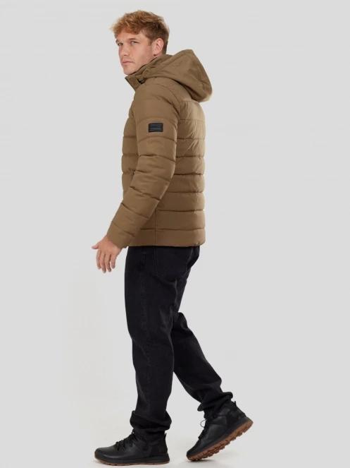 Fundango Hubble Padded Jacket herren gesteppt übergangsjacke braun 4
