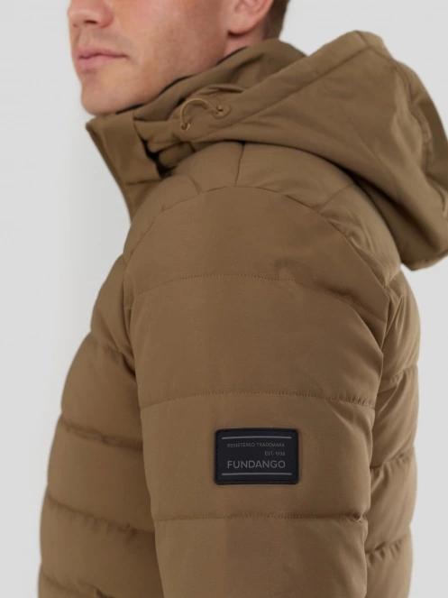 Fundango Hubble Padded Jacket herren gesteppt übergangsjacke braun 8