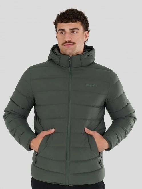 Fundango Hubble Padded Jacket herren gesteppt übergangsjacke Dunkelgrün 6