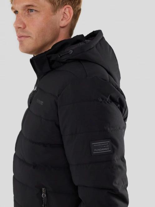 Fundango Hubble Padded Jacket herren gesteppt übergangsjacke Schwarz 6