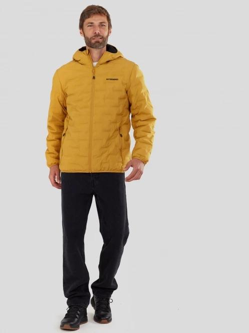 Fundango Smoke Eco Hooded Jacket herren outdoorjacke gelb 4