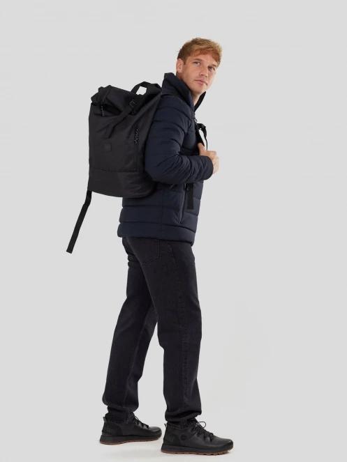 Fundango Arson Padded Jacket herren gesteppt übergangsjacke dunkelblau 4