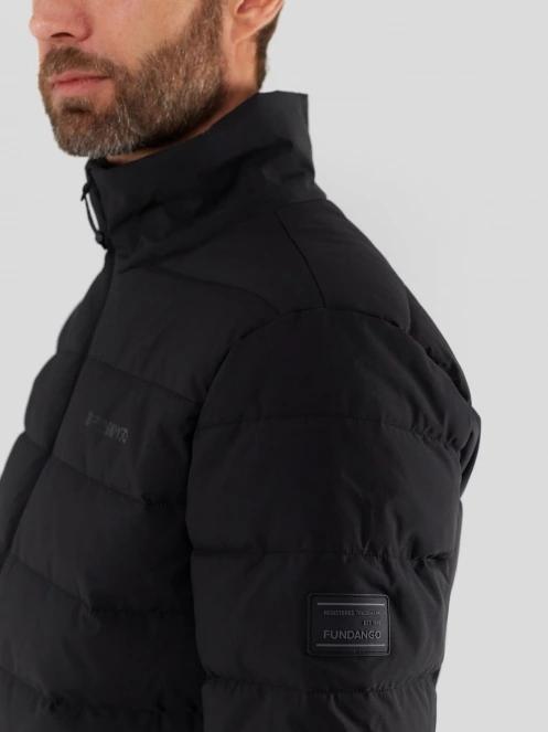 Fundango Arson Padded Jacket herren gesteppt übergangsjacke Schwarz 7