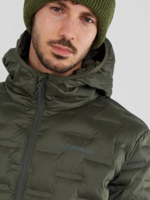 Fundango Smoke Hooded Jacket herren mäntel oliv 6