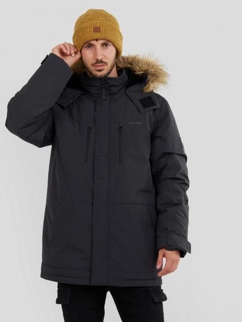 Fundango Spirit Parka Jacket herren wintermantel Schwarz 2