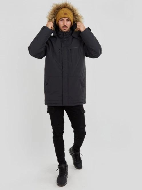 Fundango Spirit Parka Jacket herren wintermantel Schwarz 4